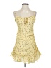 Cotton Candy LA 100% Polyester Yellow Cocktail Dress Size S - photo 1