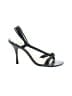 Max Studio 100% Leather Black Sandals Size 6 1/2 - photo 1