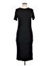 Venus Solid Black Casual Dress Size L - photo 1