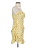 Cotton Candy LA 100% Polyester Yellow Cocktail Dress Size S - photo 4