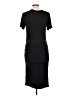 Venus Solid Black Casual Dress Size L - photo 2