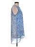 Susan Graver 100% Polyester Blue Sleeveless Blouse Size 10 - photo 4
