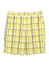 IZOD Plaid Yellow Board Shorts Size 12 - photo 1