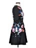 Ted Baker London Floral Black Cocktail Dress Size 2 (0) - photo 4