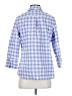 L.L.Bean Checkered-gingham Blue 3/4 Sleeve Button-Down Shirt Size S - photo 2