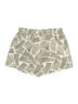 Tyche 100% Polyester Chevron-herringbone Ivory Shorts Size M - photo 2