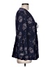 Torrid 100% Rayon Blue 3/4 Sleeve Blouse Size Lg Plus (0) - photo 4