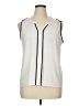 Calvin Klein Ivory Sleeveless Blouse Size XL - photo 1
