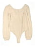 Francesca's Ivory Bodysuit Size L - photo 2