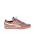 Puma 100% Leather Pink Sneakers Size 7 1/2 - photo 1
