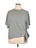 Shein 100% Polyester Gray Short Sleeve Top Size XL - photo 1