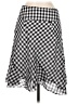 Final Touch 100% Polyester Checkered-gingham Gray Casual Skirt Size M - photo 2
