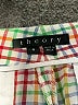 Theory 100% Cotton Checkered-gingham Yellow Shorts Size 4 - photo 3