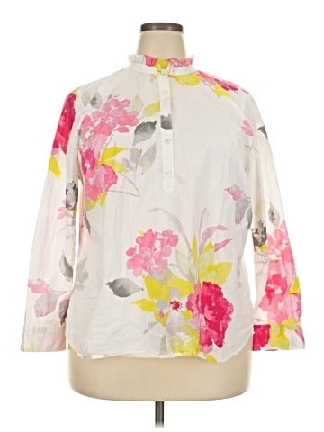 Talbots 3/4 Sleeve Blouse (view 1)