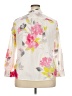 Talbots 100% Cotton Floral Ivory 3/4 Sleeve Blouse Size 2X Petite - photo 2