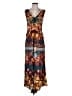 FARM Rio 100% Viscose Print Brown Jumpsuit Size M - photo 1