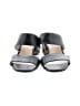 Ann Taylor 100% Leather Black Sandals Size 6 1/2 - photo 2
