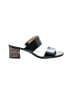 Ann Taylor 100% Leather Black Sandals Size 6 1/2 - photo 1