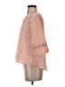 Unbranded 100% Cotton Pink 3/4 Sleeve Blouse Size 4 - photo 5