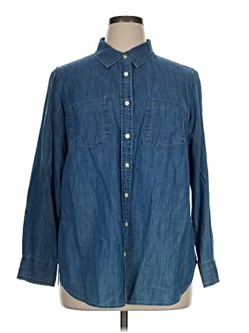 Talbots Long Sleeve Button-Down Shirt (view 1)
