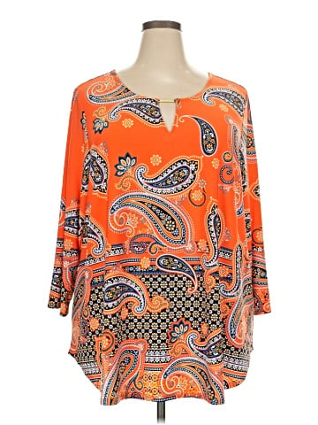 Ruby Rd. 3/4 Sleeve Blouse (view 1)