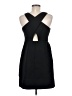 Maeve 100% Polyester Solid Black Cocktail Dress Size 6 (petite) - photo 2