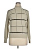 DressBarn Plaid Tan Turtleneck Sweater Size XL - photo 1