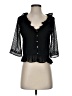 Zara Black 3/4 Sleeve Blouse Size XS - photo 1