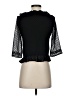 Zara Black 3/4 Sleeve Blouse Size XS - photo 2