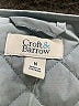 Croft & Barrow 100% Polyester Argyle Blue Jacket Size M - photo 6