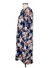 J.Crew 100% Silk Floral Blue Casual Dress Size 2 (tall) - photo 5