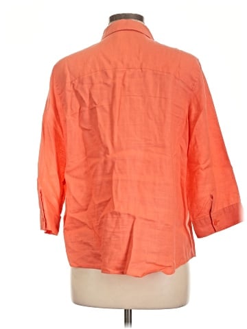 Chico's 3/4 Sleeve Button-Down Shirt (view 2)