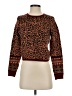 Zara Animal Print Brown Pullover Sweater Size S - photo 1