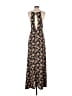 TOBI 100% Polyester Paisley Brown Red Casual Dress Size S - photo 2