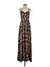 TOBI 100% Polyester Paisley Brown Red Casual Dress Size S - photo 1