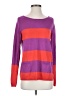 Ann Taylor LOFT Color Block Purple Pullover Sweater Size S - photo 1