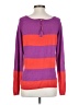 Ann Taylor LOFT Color Block Purple Pullover Sweater Size S - photo 2