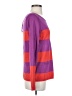 Ann Taylor LOFT Color Block Purple Pullover Sweater Size S - photo 4