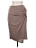 Kate Kasin Solid Brown Casual Skirt Size M - photo 1