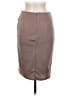 Kate Kasin Solid Brown Casual Skirt Size M - photo 2