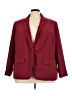 Jessica London 100% Polyester Burgundy Blazer Size 24 - photo 1