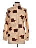 Unbranded Animal Print Brown Long Sleeve Blouse Size L - photo 1