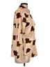 Unbranded Animal Print Brown Long Sleeve Blouse Size L - photo 4