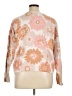 Francesca's Floral Orange Pullover Sweater Size XL - photo 2