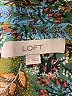Ann Taylor LOFT Paisley Green Long Sleeve Blouse Size L - photo 7