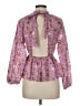 Rhode 100% Cotton Paisley Pink Long Sleeve Blouse Size M (estimated) - photo 2
