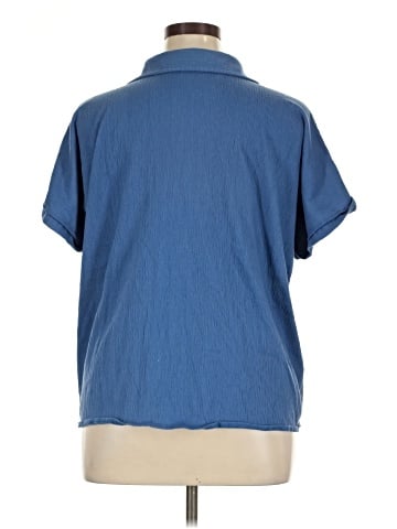 Belle By Kim Gravel Short Sleeve Blouse (view 2)