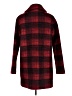 Trina Turk Plaid Red Coat Size 6 - photo 2