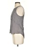 Theory Gray Sleeveless Silk Top Size S - photo 5