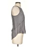 Theory Gray Sleeveless Silk Top Size S - photo 4